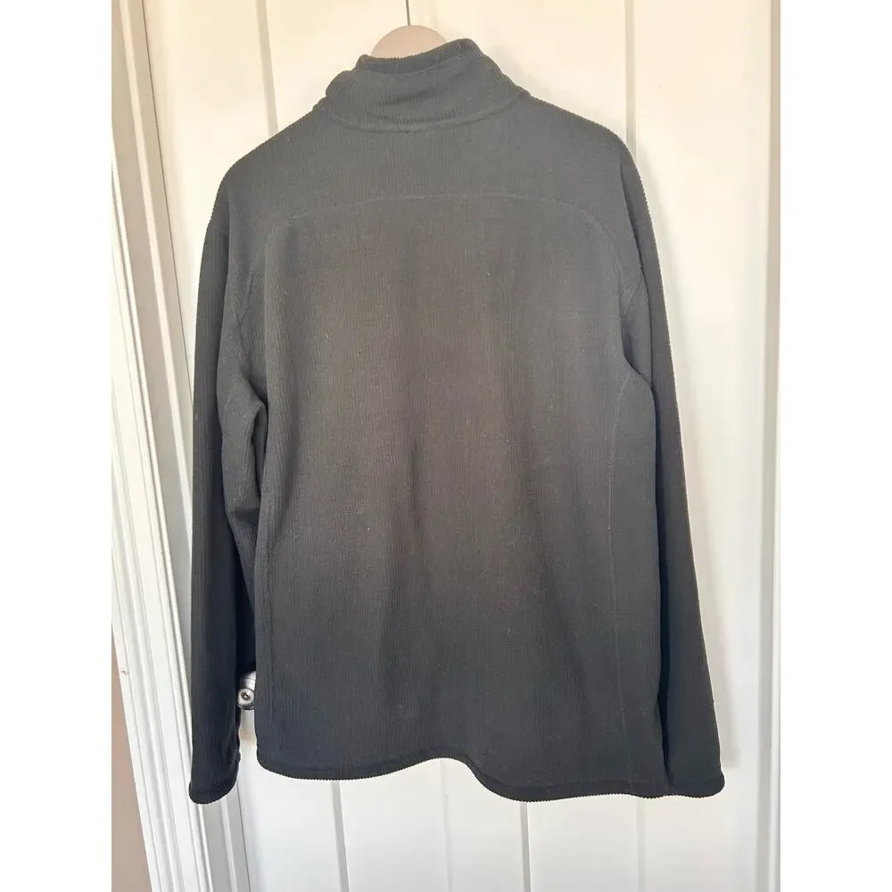 The North Face‎ Men's Full Zip Fleece Jacket Long Sleeves Outdoor Gray Size XL